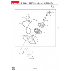 Ricambi Makita per Soffiatore a Benzina BHX2501