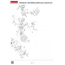 Dolmar Spare Parts for Chainsaw PS420C/38 Catalyzed