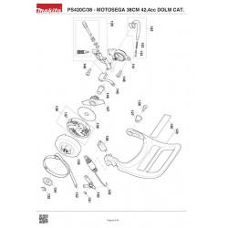 Dolmar Spare Parts for Chainsaw PS420C/38 Catalyzed