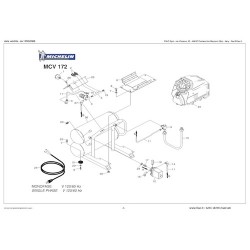 Michelin Spare Parts for Piston Air Compressor MCV 172