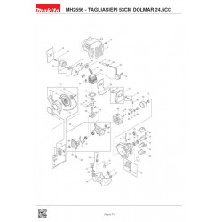 Dolmar Spare Parts for Edgecutter MH2556