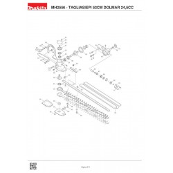Dolmar Spare Parts for Edgecutter MH2556