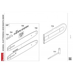 Ricambi Makita per Elettrosega UC4003A