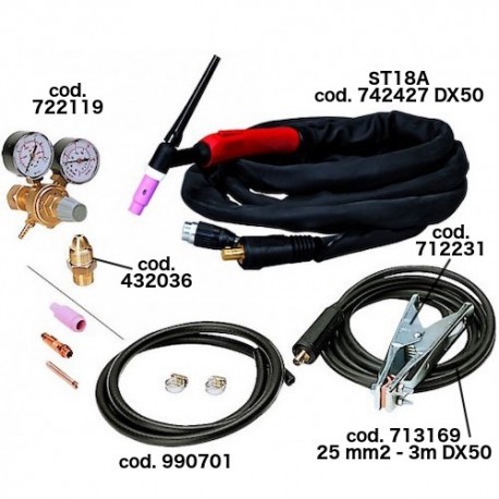 Kit per Saldatura TIG Telwin 802607