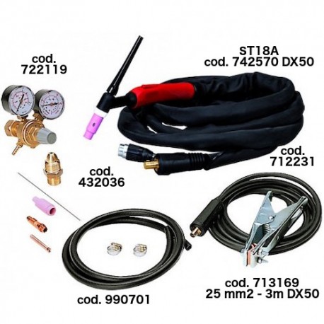 Kit per Saldatura TIG ACQUA Telwin 802637