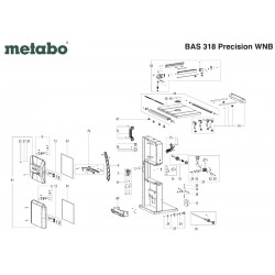 Metabo Spare Parts for Band Saw BAS 318 Precision WNB