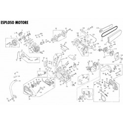Papillon Spare Parts for Chainsaw Green Saw 25