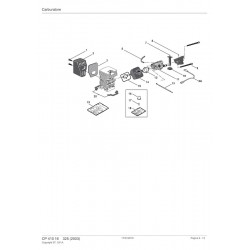 Castor Spare Parts for Chain Saw CP 410 16 325 (2003) 122516001