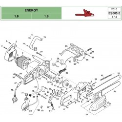 Castor Spare Parts for Electric Saw HI-TECH 1.8 292016002/MAP