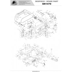 Stayer Spare Parts for Band Saw SN1470