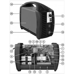 Telwin Spare Parts for Welding Inverter Tecnica 211/S