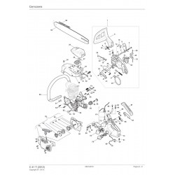Alpina Spare Parts for Chain Saw C 41 T (2012) 204016100/11