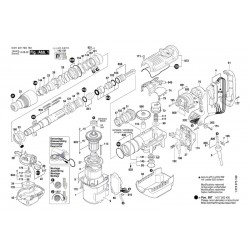 Bosch Spare Parts for Rotary Hammer GBH 5-40 DE