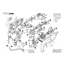 Ricambi Bosch per Trapano a Percussione PSB 680-2 RE - 0603161503