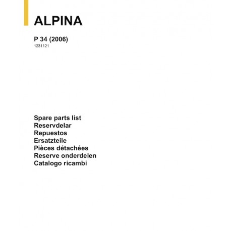 Ricambi Alpina per Motosega P 34 (2006) 1231121