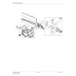 Stiga Spare Parts for Chainsaw SP 340 (2006) 15-4110-11