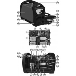Telwin Spare Parts for Welding Inverter Force 165 ACX - 815857