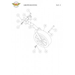 Meccanica Benassi Spare Parts for Tiller RL 3 [1+1]