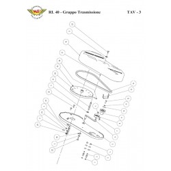 Meccanica Benassi Spare Parts for Tiller RL 40