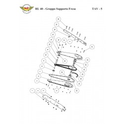 Ricambi Meccanica Benassi per Motozappatrice RL 40