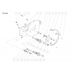 Meccanica Benassi Spare Parts for Tiller RL 45