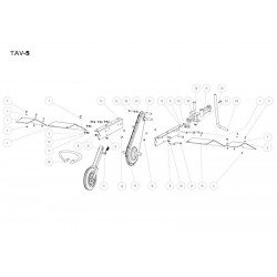 Meccanica Benassi Spare Parts for Tiller RL 45