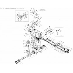 Meccanica Benassi Spare Parts for Tiller RL 300 - RL300 L