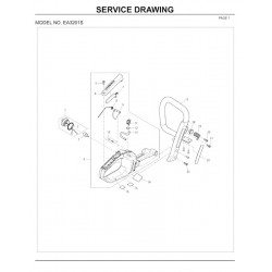 Makita Spare Parts for Chainsaw EA3201S