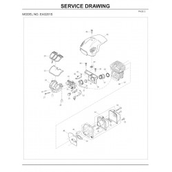 Makita Spare Parts for Chainsaw EA3201S