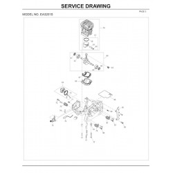 Makita Spare Parts for Chainsaw EA3201S