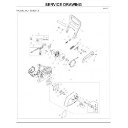 Ricambi Makita per Motosega EA3201S