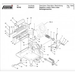Femi Spare Parts for Transportable Band Saws NG160 - 8486021