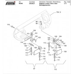Femi Spare Parts for Transportable Band Saws NG160 - 8486021
