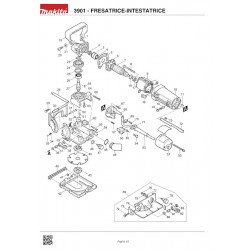 Makita Spare Parts for Biscuit Jointer 3901