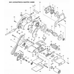 Ricambi Makita per Levigatrice a Nastro 9401