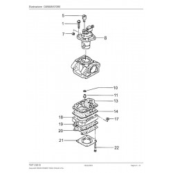 Tanaka Spare Parts for Engine Hdge Cutter THT 210 S