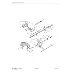 Castor Spare Parts for Brushcutter POWER 41 F (2007) 184122001