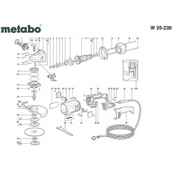 Ricambi Metabo per Smerigliatrice Angolare W 25-230 06425260