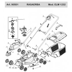 Ama Spare Parts for Electric Lawnmower ELM 1232