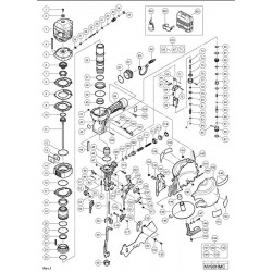 Hitachi Spare Parts for High Pressure Coil Nailer NV90HMC