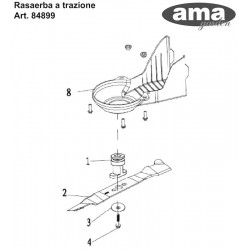 Ama Spare Parts for Self-Propelled Lawnmower LT 46E