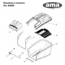 Ama Spare Parts for Self-Propelled Lawnmower LT 46E