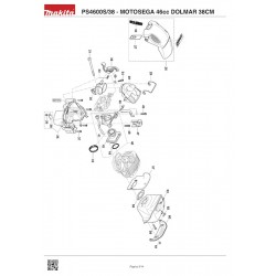 Ricambi Dolmar per Motosega PS4600S/38