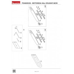 Ricambi Dolmar per Motosega PS4600S/38