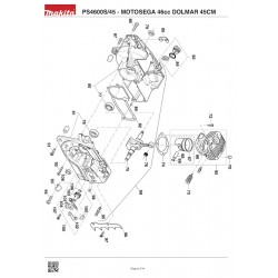 Ricambi Dolmar per Motosega PS4600S/45 - 46cc