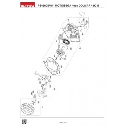 Ricambi Dolmar per Motosega PS4600S/45 - 46cc