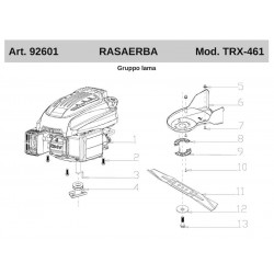 Ama Spare Parts for Lawnmower TRX-461