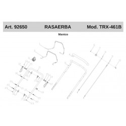 Ama Spare Parts for Lawnmower TRX-461B