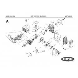 Ricambi Ama per Soffiatore KBL-800