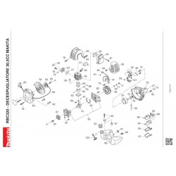 Makita Spare Parts for Brusch Cutter RBC320